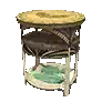 Palm Tree Bedside Table