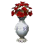 Red Rose Vase