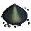 Piedra oscura en polvo
