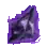 Sharp Black Crystal Shard
