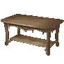 Natural Log Dining Table