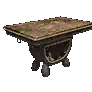 Table en cuir