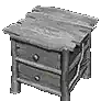 Thunderstruck Maple Bedside Table
