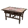 Gargoyle Hide Decorated Table