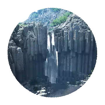 Basalt Column Waterfall