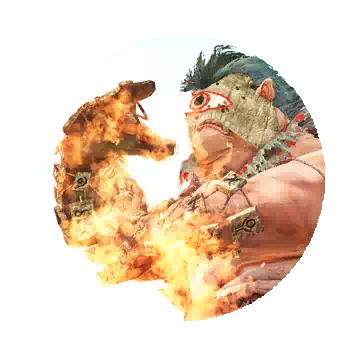 Red Orc Wizard